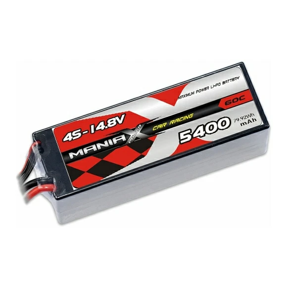 4S-14.8V 5400mAh 60C हार्डकेस रेसिंग कार बैटरी