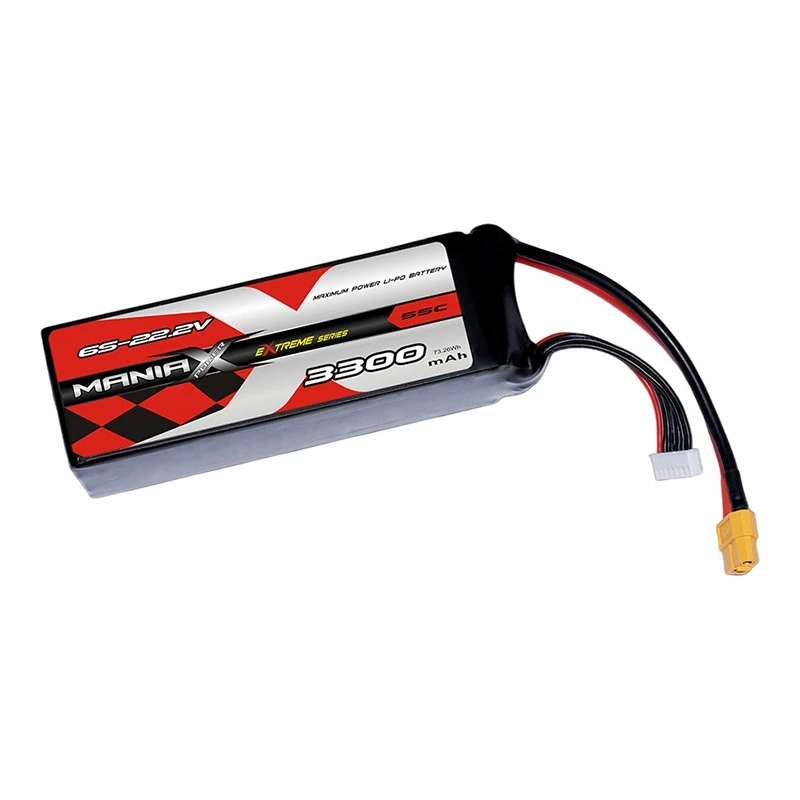 6S-22.2V 3300mAh 55C लिपो बैटरी